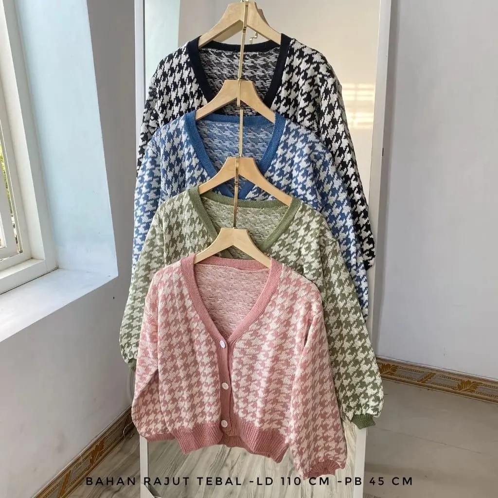 Auta Atasan Cardigan Rajut Bestseller Wanita Rajut