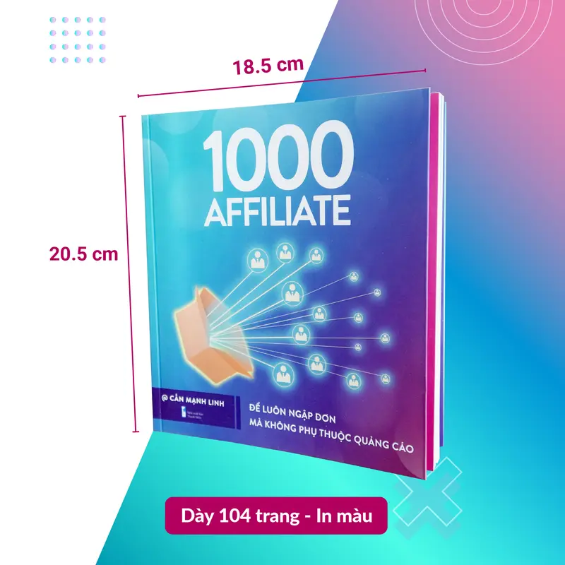 Sách 1000 Affiliate bản có chữ ký tác giả 1