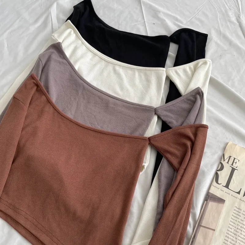 [ AUBREE ] Elle Top / Atasan Wanita Basic Crop Baju 5