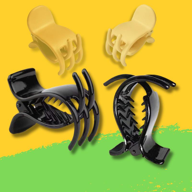 Kẹp tóc càng cua 3 5 răng hottrend – Phụ kiện thời trang phong cách Hàn Quốc đẹp tinh tế cho nữ Sâu House Accessories