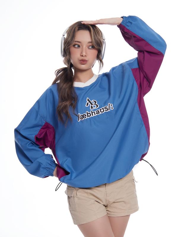 AB HOUSE - Áo sweater form rộng SPELL  Xanh nam nữ Top