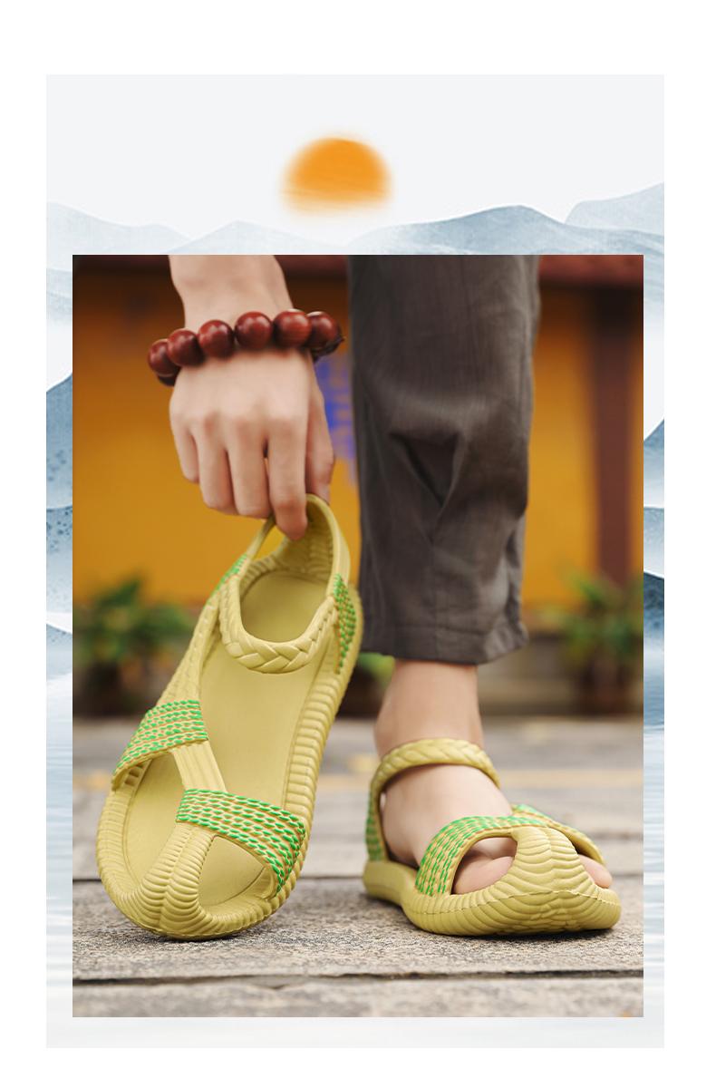 Product Introduction of Giày lội nước, Thủ Công Cổ Điển Mới, Thích Hợp Cho Cặp Đôi, Giày Thường Ngày Ngoại Cỡ, Dành Cho Nam Và Nữ, Dép Đi Biển 16