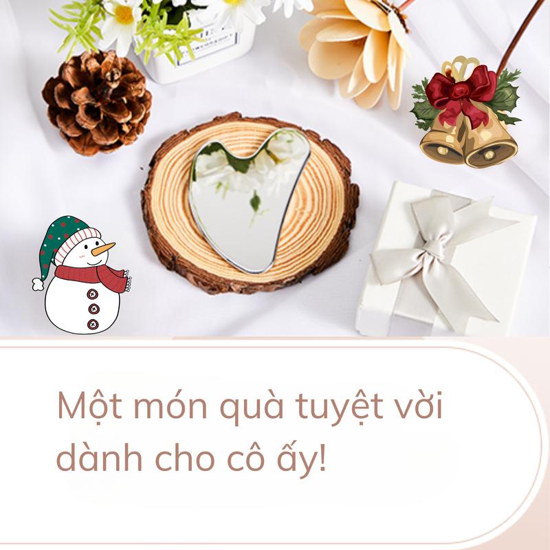 Đá Massage Jawsize Hỗ Trợ Nâng Cơ Giảm Nếp Nhăn Thép Không Gỉ 304 - Women, Skincare Guasha 5