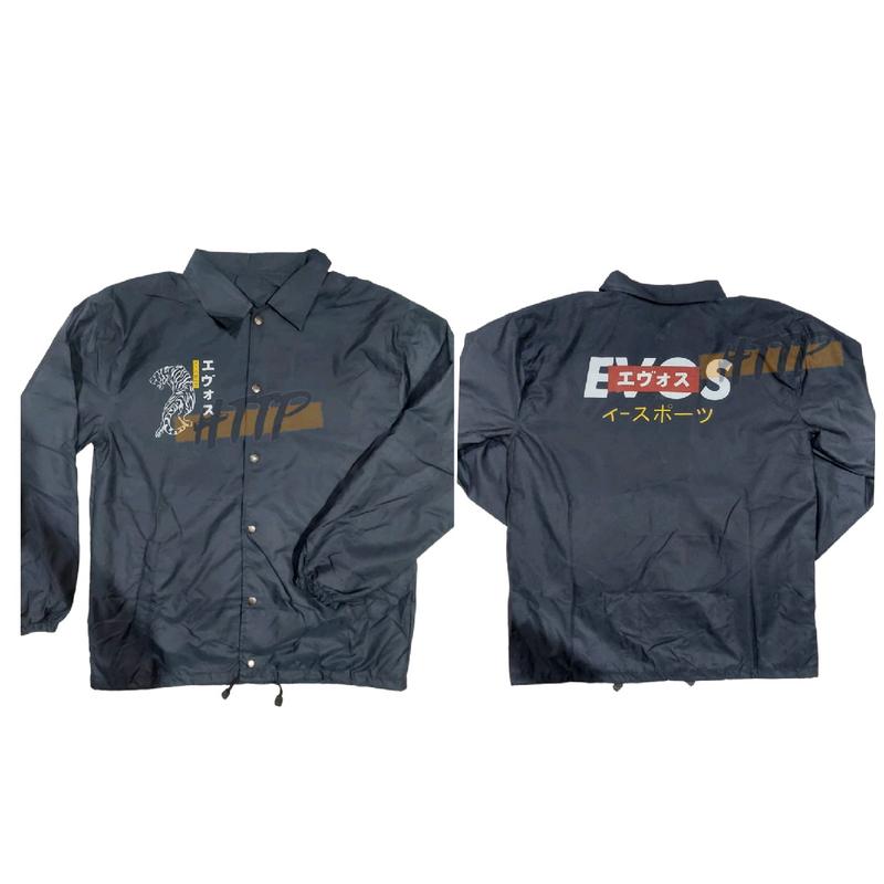 JAKET COACH EVOS ESPORTS TIGER JPN WINDBREAKER PREMIUM PRIA & WANITA GAMING 1