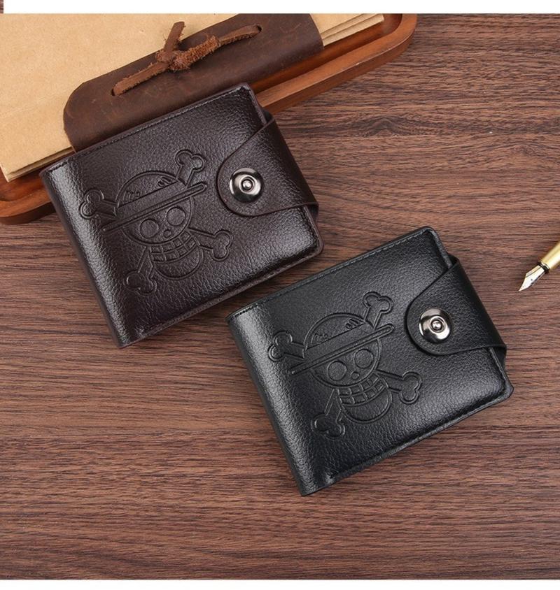 Product Introduction of New men's wallet, zipper multi-card position trendy cartoon short wallet 12