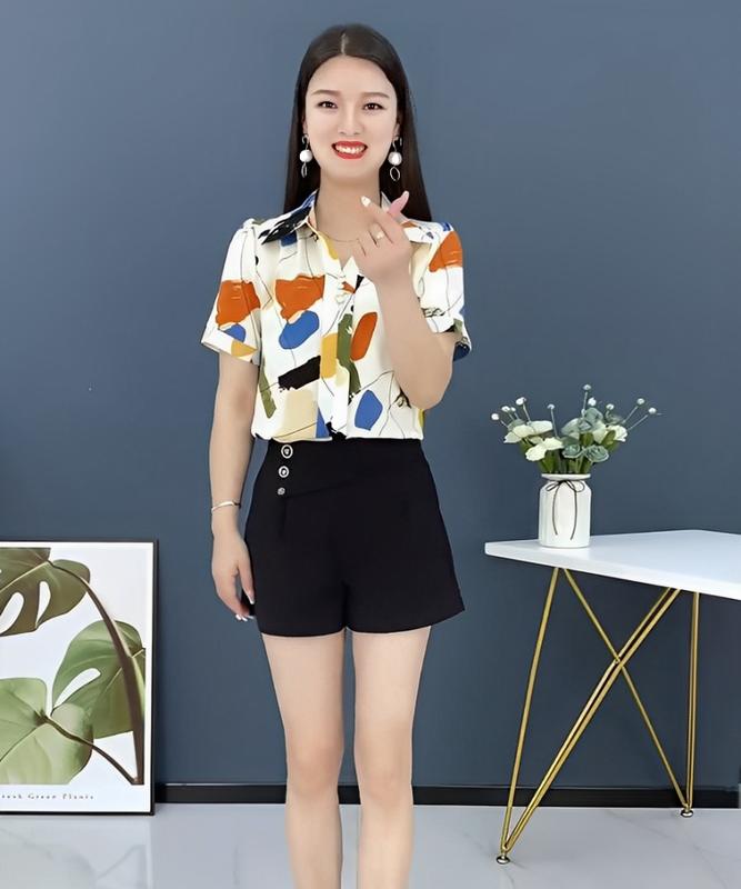 Áo Sơ Mi Nữ Chất Mềm Mịn Sang Trọng VP483 1