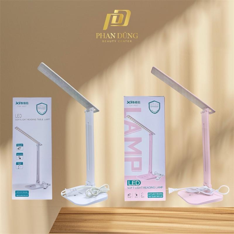 (Loại 1) Đèn LED 48 bóng nối mi, nail, phun xăm, để bàn học chống cận, cảm biến 3 nấc sáng