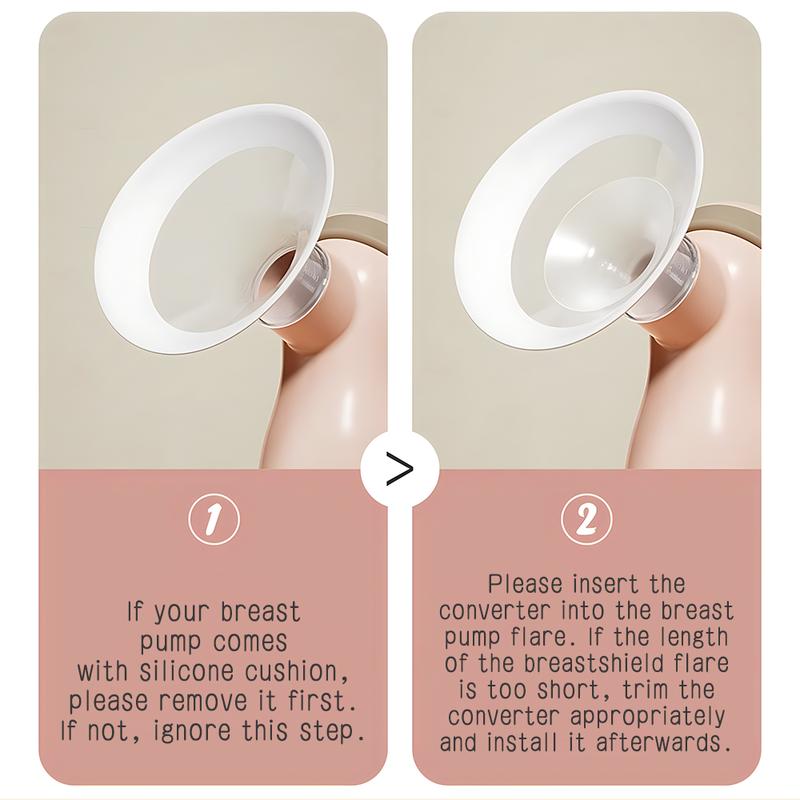 Product Introduction of Flange Inserts 13-24mm Breast Pump Adapter Replacement Accessory For Breast Pump 25