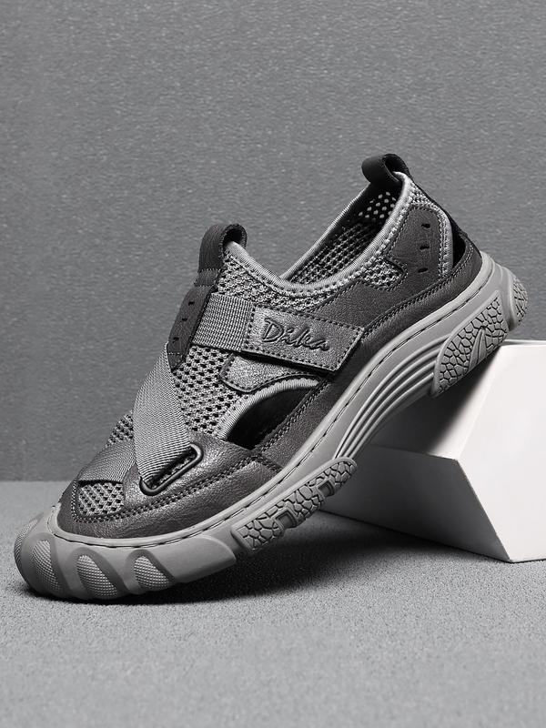Men's Casual Breathable Mesh Sport Sandals, Fashionable Outdoor Beach Sandals, Male All-match Round Toe Sandals for Daily Wear 7