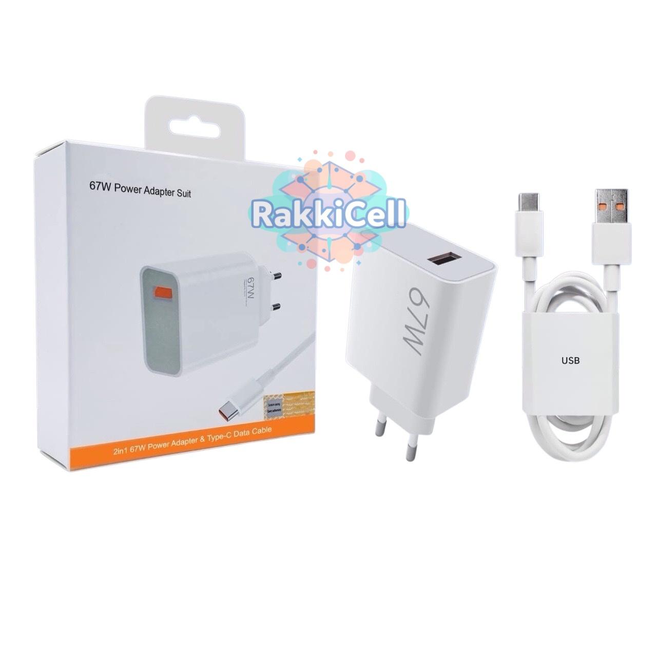 67W Fast Charger Turbo Rdmi Note 13 Komplit Kabel Usb Type C ( MDY-12-EH ) Charging . Sku1