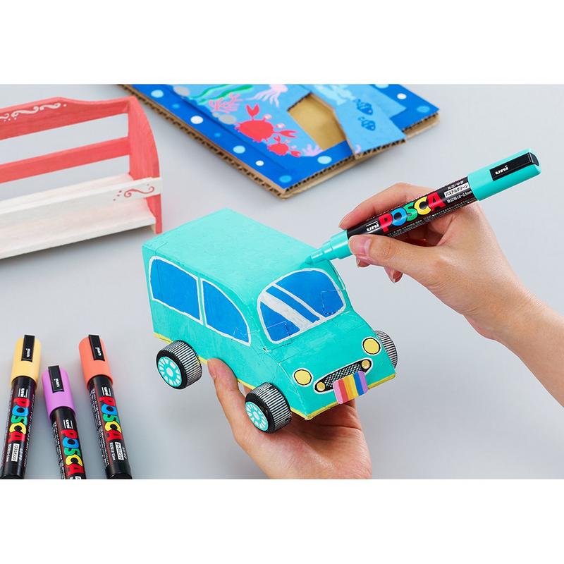 Bút Posca PC 5M vẽ trên nhiều chất liệu Uni Posca Paint Marker PC-5M 7