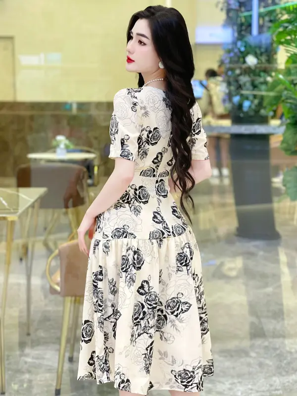 [MIỄN SHIP] BST MDU3395 Váy Lụa Mango Nhật Cao Cấp - Nét Đẹp Hoàn Mỹ Cho Phong Cách Thời Thượng Dành Cho Nữ Women Dress 4