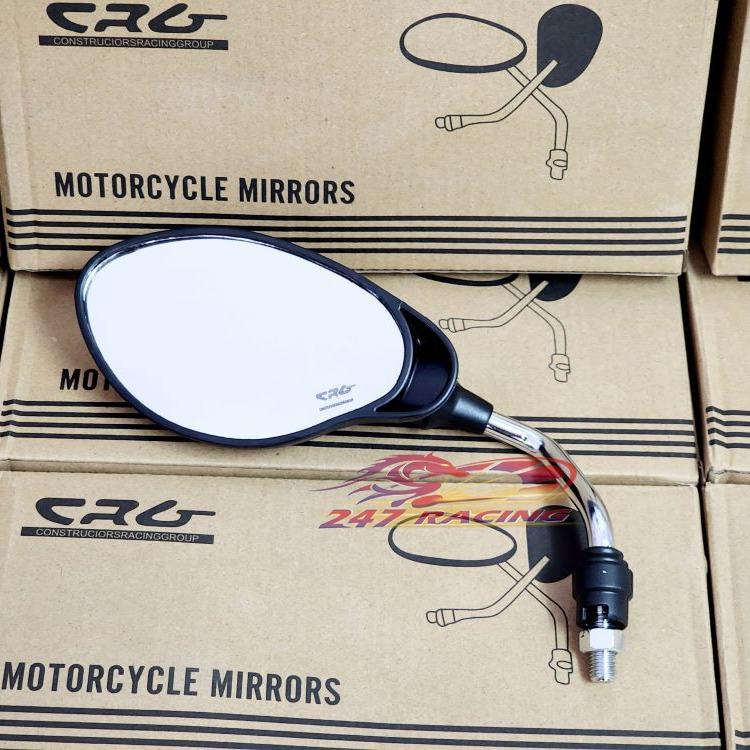 Kính Trái YAZ CRG chân Inox Xiken gắn xe máy Sirius Wave Dream Exciter Winner Satria Sonic....