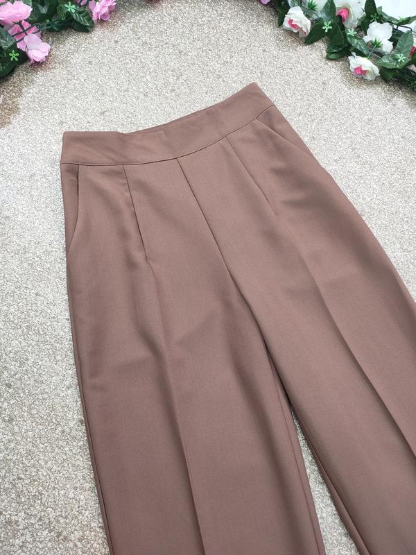 Quần tây nữ cao cấp ống suông, ống rộng, lưng cao - màu nâu cà phê - Size S-3XL, sinh viên  công sở Pants Women Ong Cotton 7