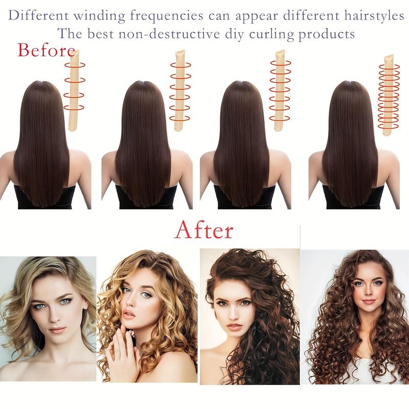 Product Introduction of Bộ Thanh Uốn Tóc Không Nhiệt, Băng Đô, Không Nhiệt, Lọn Tóc Lụa, Con Lăn Tóc Ruy Băng, Máy Uốn Tóc, Để Ngủ, Mềm Mại, Băng Đô, Để Tạo Kiểu 2