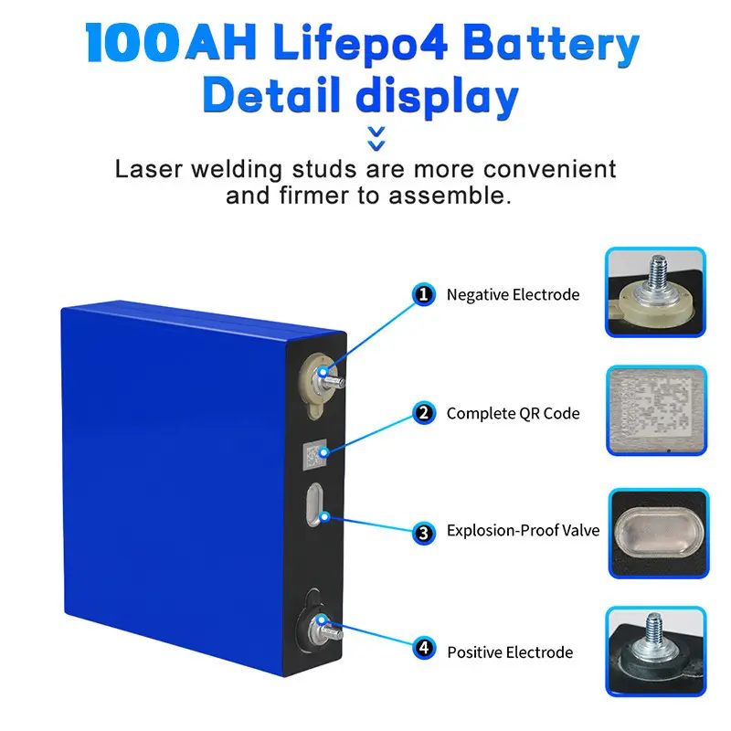 CATL 280ah/120ah Lithium​ Large Single Lithium Iron Phosphate Battery LiFePO4 Outdoor Charging Solar Energy Storage Wholesale 3.2V UPS​ Battery Golf Cart​ Solar System Sound System 3