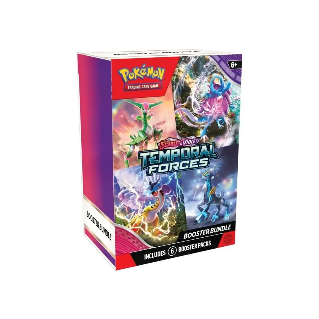 Pokémon TCG: Hộp Thẻ Bài Scarlet & Violet-Temporal Forces Booster Bundle (6 Packs)