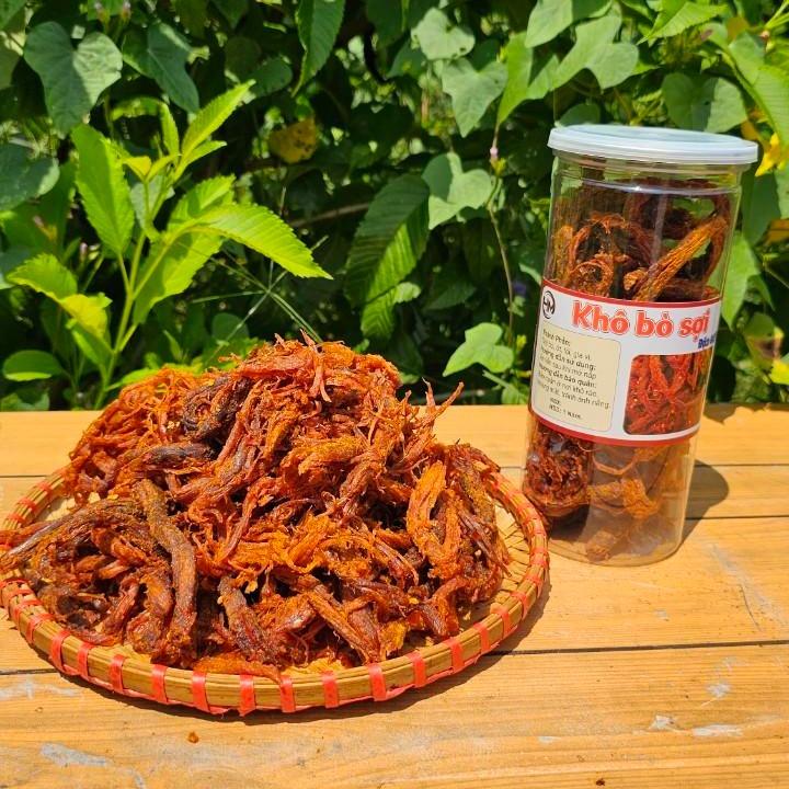 KHÔ bò xé  sợi  hủ 200g   mã  tri ân trên live