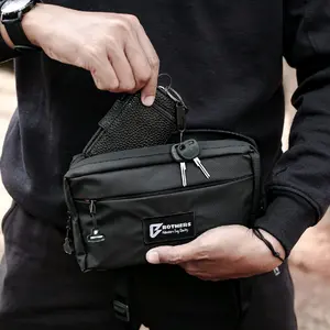 Handbag Clutch Pria Wanita Brothers Trendy Waterproof Anti Air - Tas Selempang Pria Wanita - Pouch Pria Wanita Nylon Static Dissipative polyester