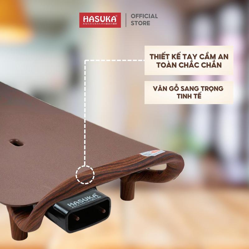 Bếp nướng điện HASUKA công suất 1600W cảm biến nhiệt thông minh tự ngắt khi quá tảI HSK-332 2