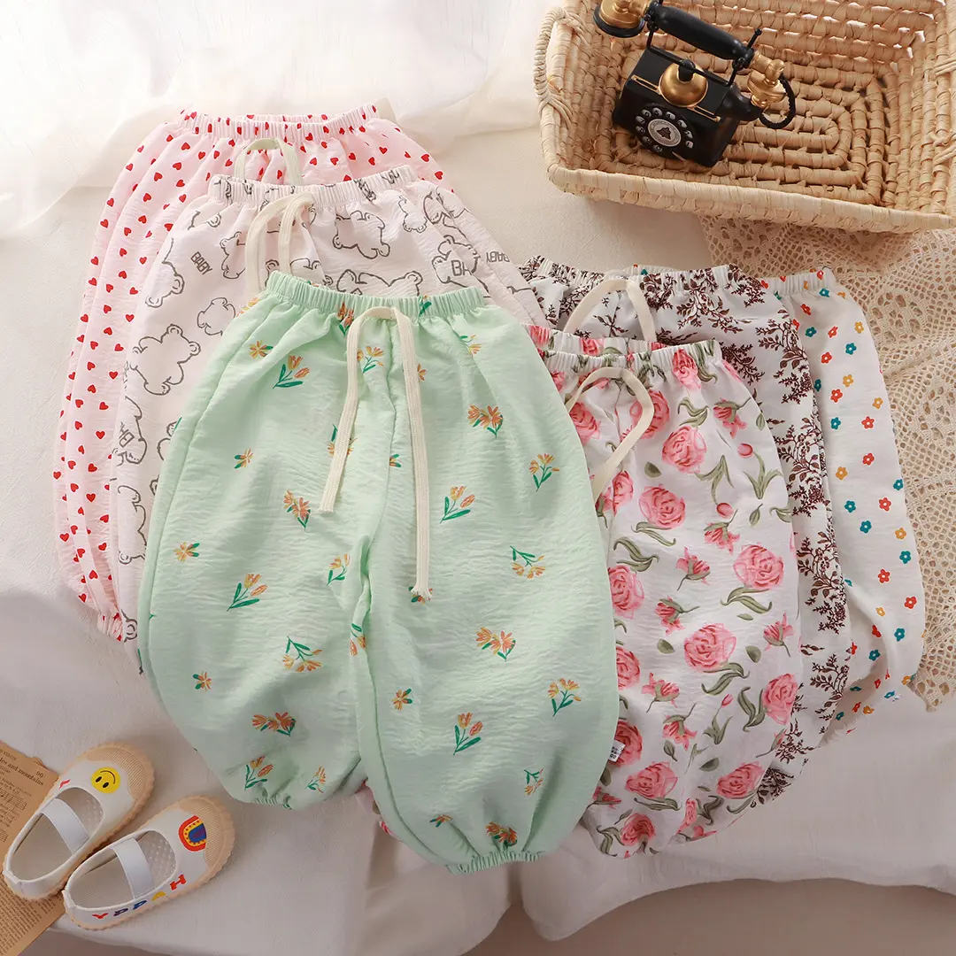 Quần Chống Muỗi, Dành Cho Trẻ Em, Quần Mỏng Mùa Hè Mới, Quần Đèn Lồng, Cho Bé Trai Và Bé Gái, Phong Cách Hàn Quốc, Quần Trẻ Em, Bán Buôn Có Sẵn