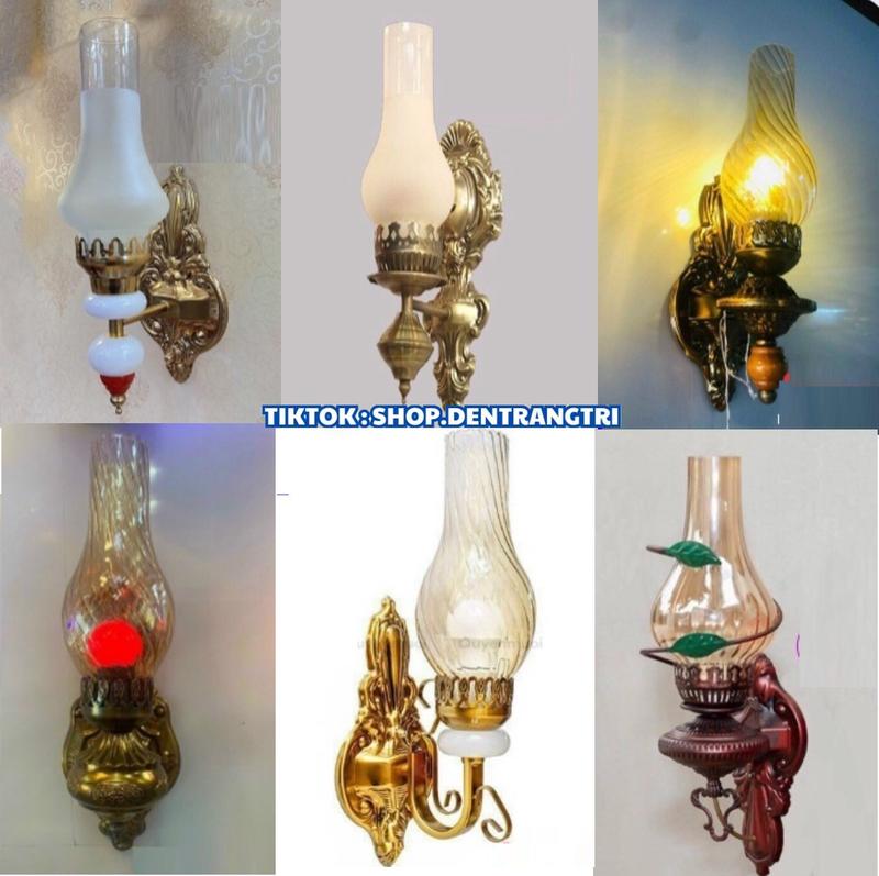 Combo 2 Đèn Thờ treo tường lối cổ đèn dầu (Tặng kèm bóng) - Giá Bán là 2 cái