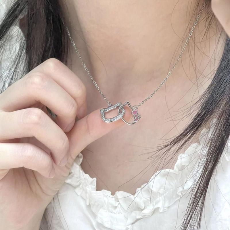Product Introduction of Vòng Cổ Mèo, Thiết Kế Mèo Con Dễ Thương, Sáng Bóng, Thời Trang Hàn Quốc, Dây Chuyền Xương Đòn, Phong Cách Hoạt Hình, Vòng Cổ Ngọt Ngào, F0Y9 27
