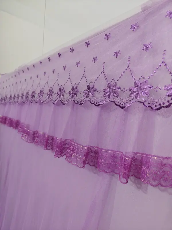 [DIỀM HOA MAI] MÀN MẮC DÂY - MÙNG TREO 4 GÓC,  mùng giang dây, màn dây vài tuyn thái, mắt dầy, lỗ nhỏ, chống công trùng White Lắp ráp hoàn chỉnh mùng trâu ngủ mung  chup 4