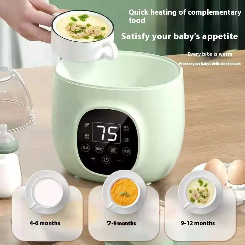 Máy hâm sữa cho Em Bé Nhiệt độ không đổi, Bình Sữa cho ăn tự động, Khử trùng, Sữa ấm, Ba trong một, Gia dụng, Ủ nhiệt bằng nước sôi, với Bộ điều nhiệt 1