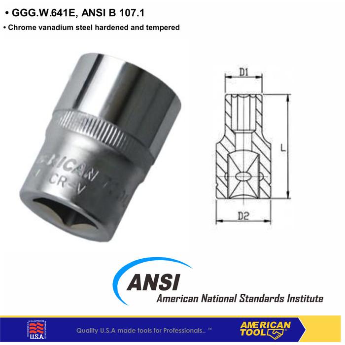 Gambar 1/2" DR 12PT mata socket 27 mm American Tool 8957295 - 1 dari American Tool & Secure Store Kab. Tangerang Tokopedia