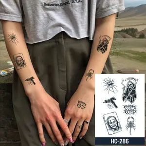 Tato Semi Permanen Stiker Tato Temporer Tahan Lama 15 Hari Tato Waterproof 11x18cm 286