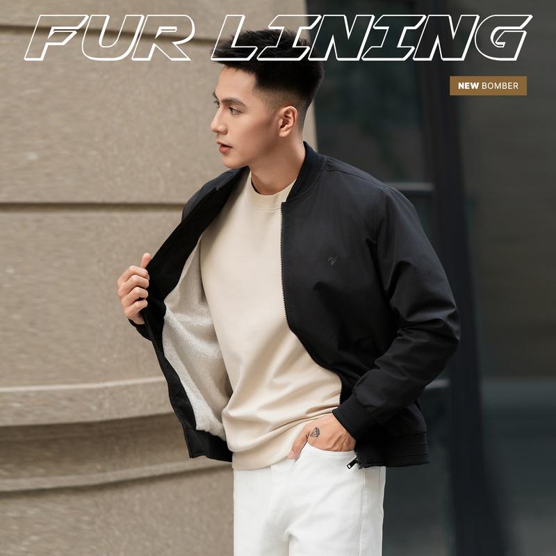 [NEW] Áo khoác bomber lót lông TORANO cản gió, giữ ấm cực tốt CU003 Jacket Menswear Nam