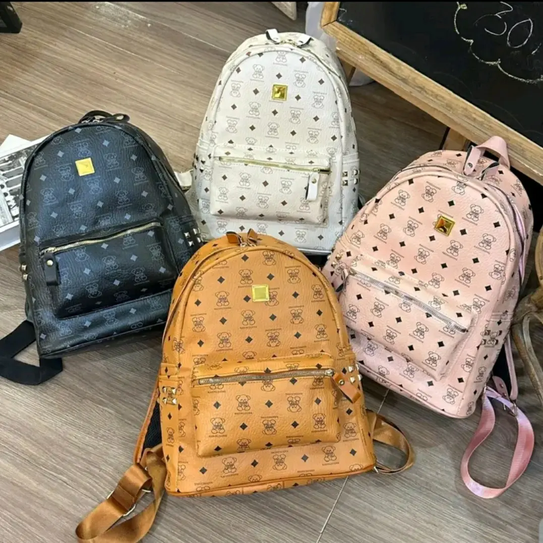 Balo gấu béo hàng việt nam size 40, size quai bản to (ảnh thật) đựng vừa atlat địa lí, A4, laptop 14.5 inch