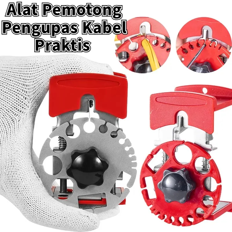 Alat Pemotong Pengupas Kabel Praktis / Mesin Alat Pengupas Kabel Alat Pemotong Kabel Genggam Bahan Tembaga/ Pemotong Kabel Kawat Kawat Genggam Cepat Genggam