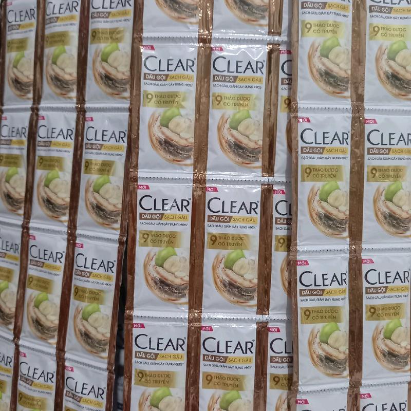Combo 10 dây clear 9 loại thảo dược sạch gàu, nuôi tóc chắc khoẻ ( mỗi dây 10 gói) 1