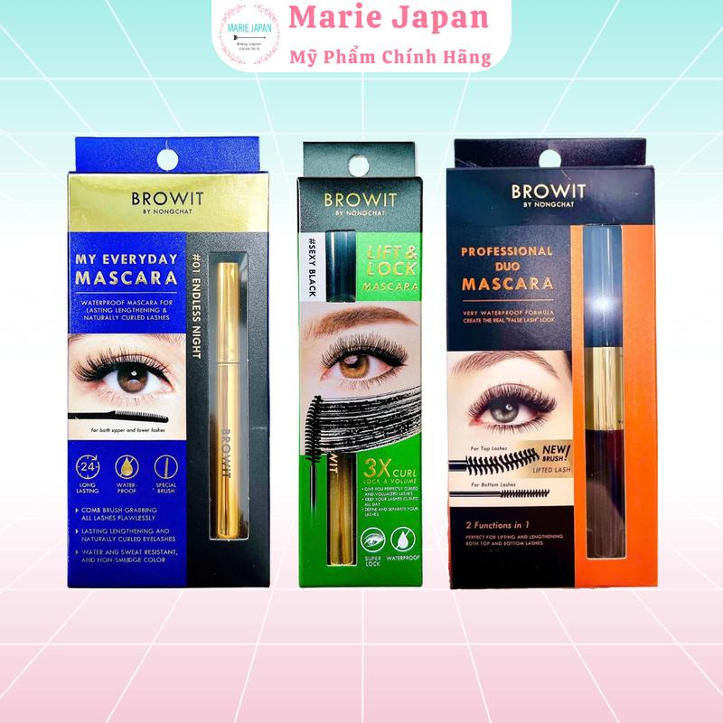  Mascara Trang Điểm Nữ Browit By Nongchat Thái Lan- Cosmetic Women Mỹ Phẩm 