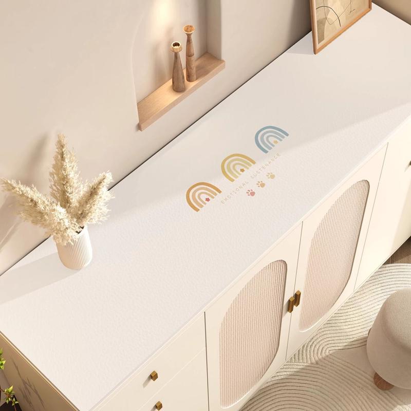 TV Cabinet Shoe Cabinet Mat Tabletop Tablecloth Coffee Table Surface Protection Mat Table Mat Oil-proof Washable Dirt-proof Mat 3