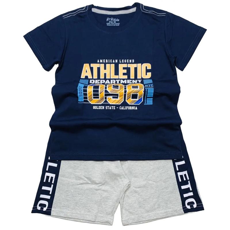 Bộ Bé Trai 098. Từ 25kg đến 75kg Big Size | Áo Thun Vải Cotton 4 chiều cao cấp | Thoải mái cho Bé vận động.