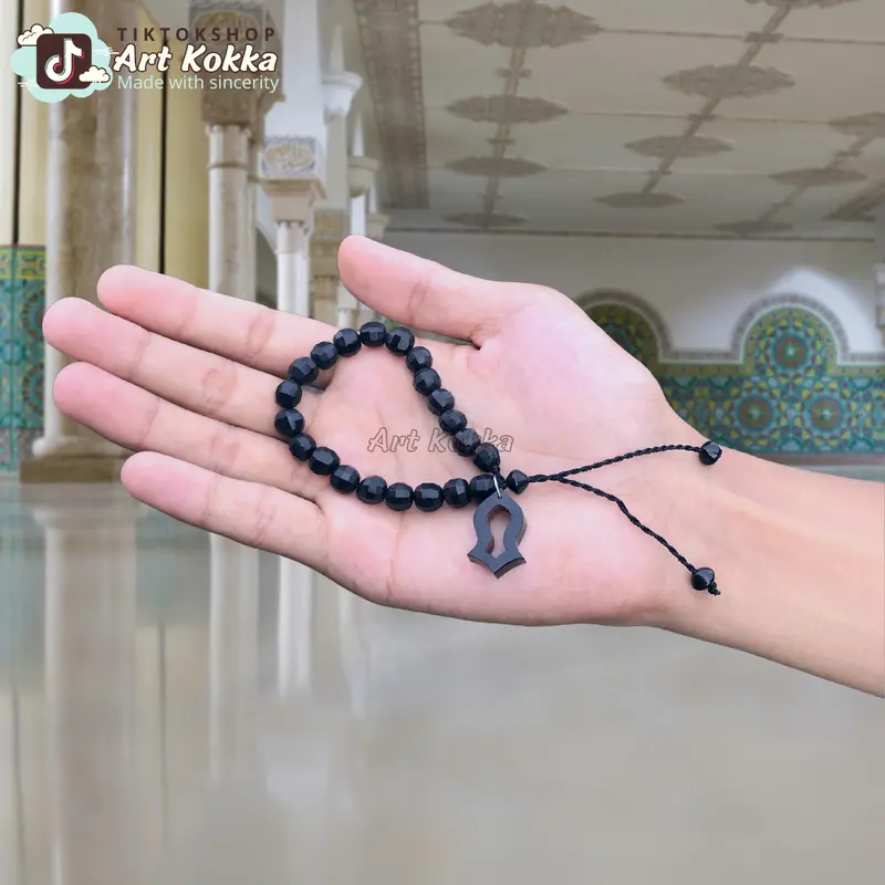 Gelang Koka Crystal Terompah Cutting Free Box Aesthtic Kaokah Kating Kokka amethyst 7