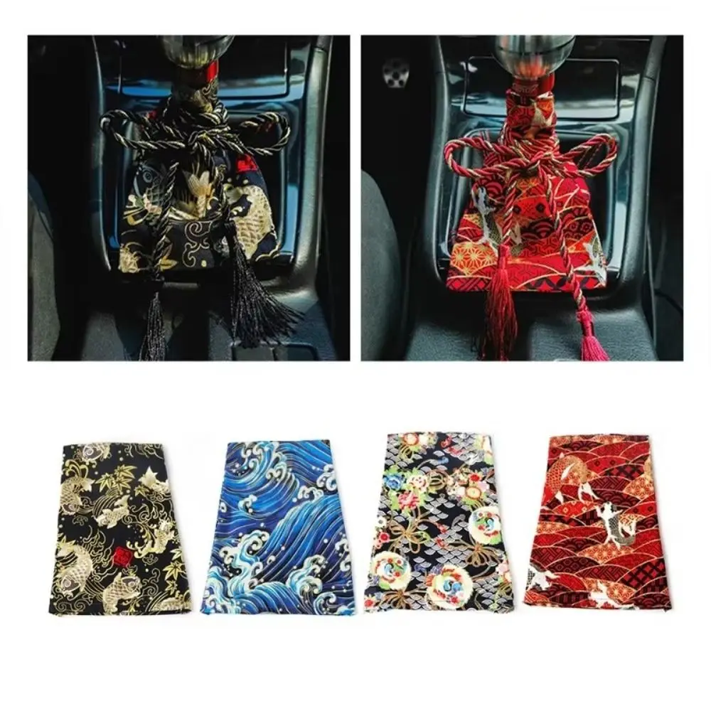 High Quality Universal Shift Knob Collars Japanese Style Cotton Auto Interior Accessor Knob Dust Cover Car