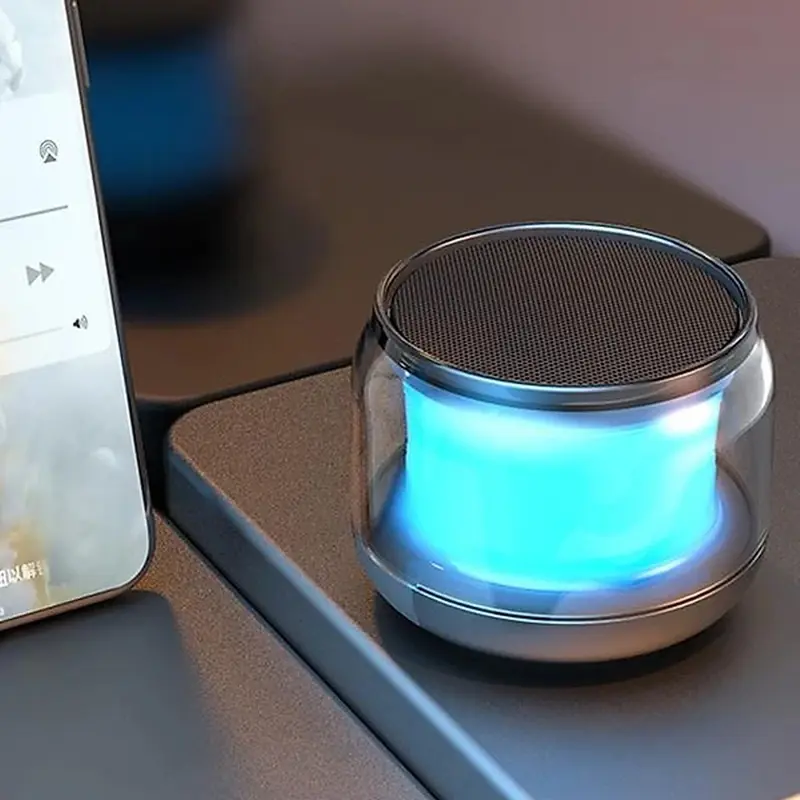 Loa Bluetooth NAPOD Mini Không Dây Đèn Led Rgb, Âm Thanh HIFI 360 Có Hỗ Trợ Thẻ Nhớ,  BẢO HÀNH 12 THÁNG. 1