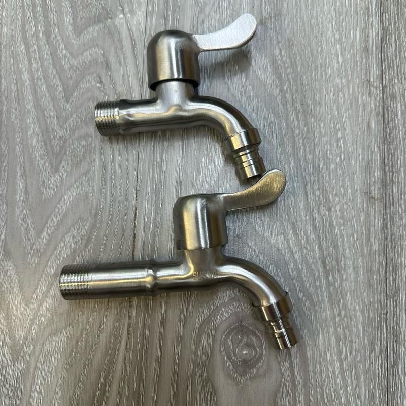 Vòi hồ tay đúc chuẩn inox 304 dày cao cấp