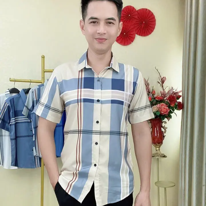 Áo Sơ Mi Nam Lịch Lãm Trẻ Trung Sang Trọng Menswear Shirt hoatiet