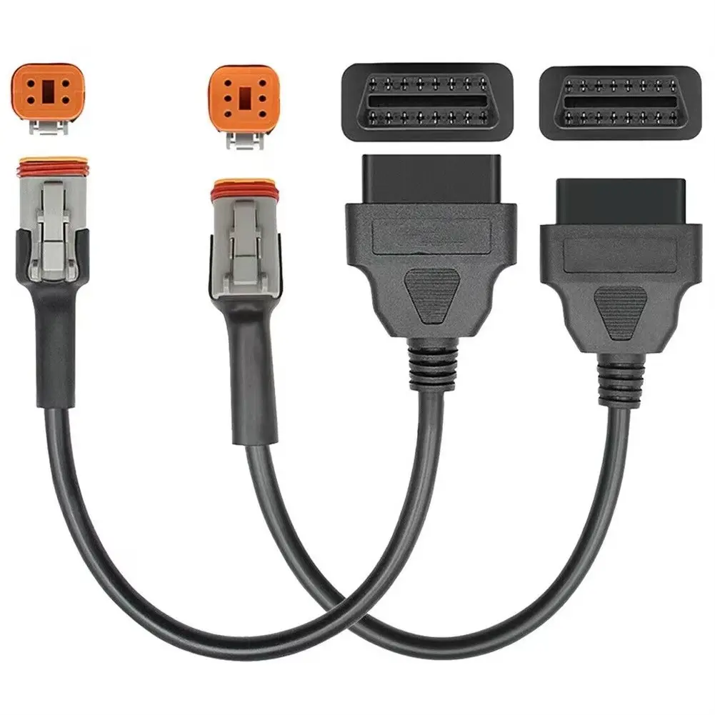 4/ 6Pin to 16Pin II Connector Diagnostic Cables Adapter for  Motorcycle
