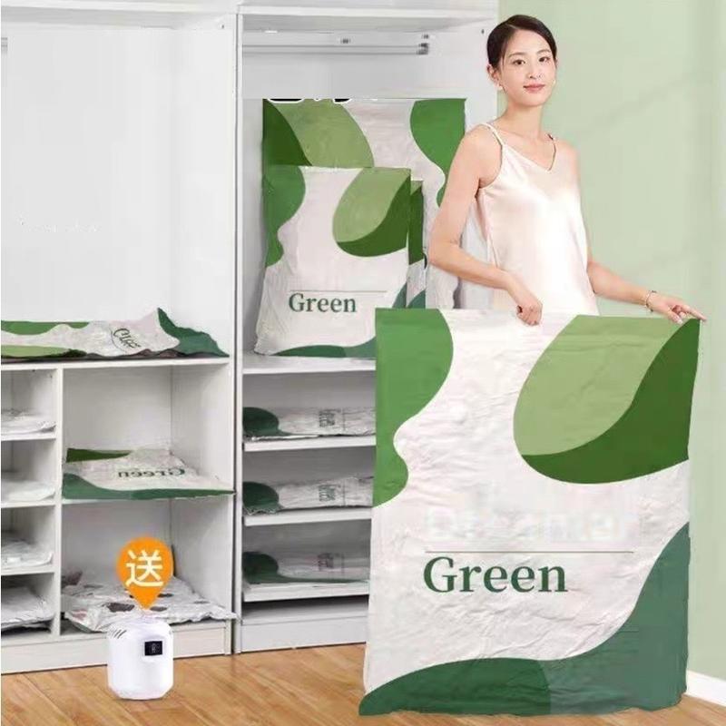 [ Tặng Kèm Bơm Điện] Sét 6 Túi Hút Chân Không Dùng Để Cất Chăn Màn , Quần Áo , Chống Ẩm Mốc Bụi