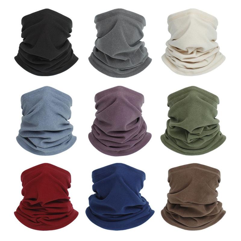 Product Introduction of Outdoor Men Women Windproof Polar Fleece Thermal Tube Scarf Magic Cycling Scarf Neck Warmer Half Face Mask 19