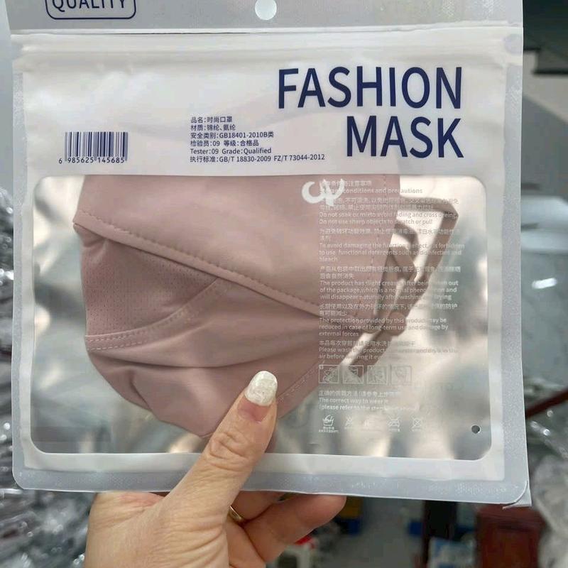 Khẩu trang 5D vải lụa fashion mask , mềm mịn 4
