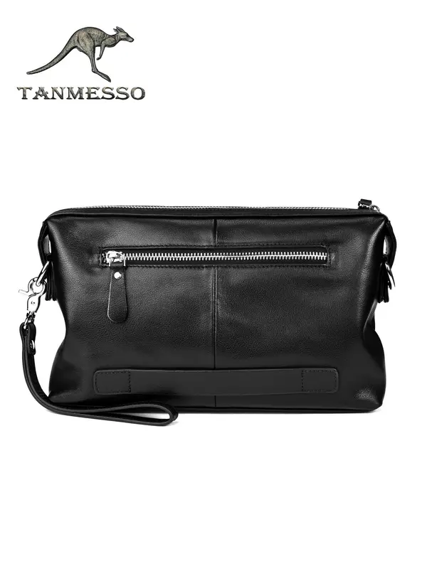 Men's Vintage Letter & Kangaroo Design Crossbody Bag, Casual High Capacity Shoulder Bag for Work & Business Travel, Travel Friendly Durable, One-shoulder Bag 5