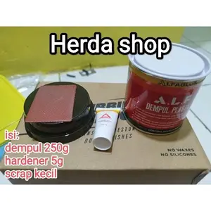 Dempul plastik dempul motor dempul mobil dempul murah Dempul alfa 250 gram alf plastik pelastik dempul besi motor mobil dempul alfaglos dempul kayu Car