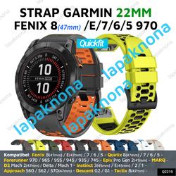 22 mm Quickfit-bandjes voor Garmin Fenix 8 pro 47mm/8/7 Pro/7/6/5
